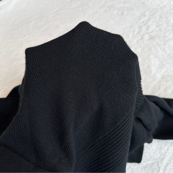 Massif NWOT Wool Black Military Knit Pockets Cardigan XL - Picture 11 of 15